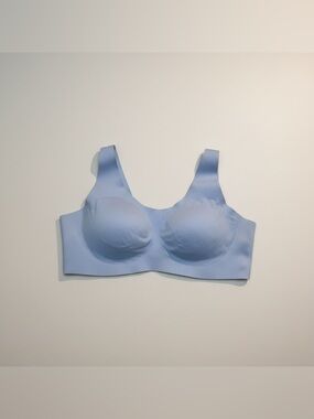 KNIX LuxeLift Wireless Pullover Bra Slate Blue XXXXL‎ Removable Pads Everyday